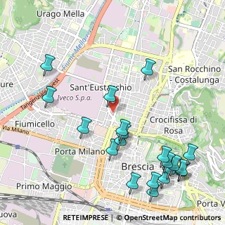 Mappa Via Veneto, 25128 Brescia BS, Italia (1.295)