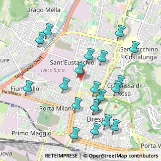 Mappa Via Veneto, 25128 Brescia BS, Italia (1.0885)