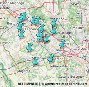 Mappa Via Lorenzo Lotto, 20014 Nerviano MI, Italia (6.58824)