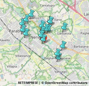 Mappa Via Jacopo della Quercia, 20014 Nerviano MI, Italia (1.49176)