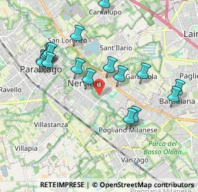 Mappa Via Lorenzo Lotto, 20014 Nerviano MI, Italia (2.02889)