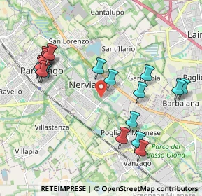 Mappa Via Lorenzo Lotto, 20014 Nerviano MI, Italia (2.195)