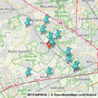 Mappa Via Sansovino, 20015 Parabiago MI, Italia (3.8975)