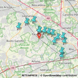Mappa Via Sansovino, 20015 Parabiago MI, Italia (3.67286)