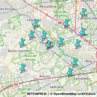Mappa Via Sansovino, 20015 Parabiago MI, Italia (4.49231)
