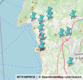 Mappa Via Gian Matteo Giberti, 37011 Bardolino VR, Italia (3.62333)