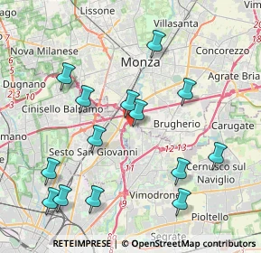 Mappa Via Guglielmo Oberdan, 20093 Cologno Monzese MI, Italia (4.32286)