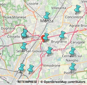Mappa Via Guglielmo Oberdan, 20093 Cologno Monzese MI, Italia (4.5275)