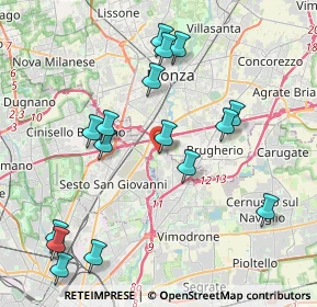 Mappa Via Guglielmo Oberdan, 20093 Cologno Monzese MI, Italia (4.35)
