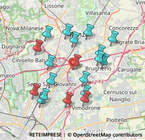 Mappa Via Guglielmo Oberdan, 20093 Cologno Monzese MI, Italia (3.50211)