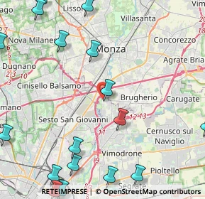 Mappa Via Guglielmo Oberdan, 20093 Cologno Monzese MI, Italia (6.6985)