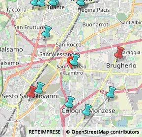 Mappa Via Guglielmo Oberdan, 20093 Cologno Monzese MI, Italia (2.76286)