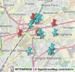 Mappa Via Guglielmo Oberdan, 20093 Cologno Monzese MI, Italia (1.552)