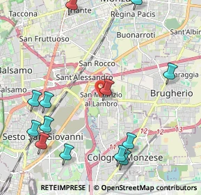 Mappa Via Guglielmo Oberdan, 20093 Cologno Monzese MI, Italia (2.69462)