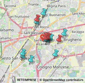 Mappa Via Guglielmo Oberdan, 20093 Cologno Monzese MI, Italia (1.33867)
