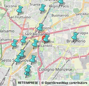 Mappa Via Guglielmo Oberdan, 20093 Cologno Monzese MI, Italia (2.38933)