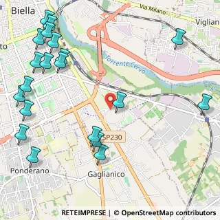Mappa Viale Claudio Villa, 13900 Biella BI, Italia (1.5145)