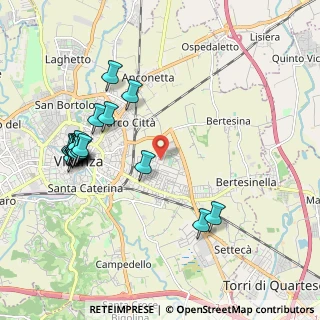 Mappa Via Luca Della Robbia, 36100 Vicenza VI, Italia (2.2025)