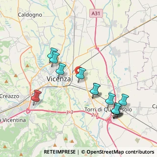 Mappa Via Luca Della Robbia, 36100 Vicenza VI, Italia (4.16846)
