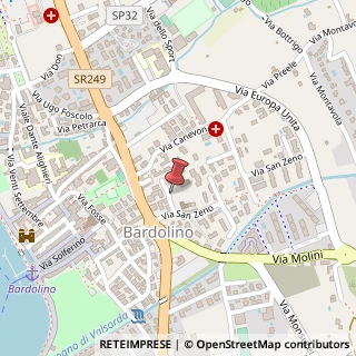 Mappa Via San Zeno, 9, 37011 Bardolino, Verona (Veneto)