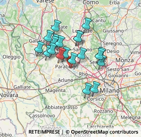 Mappa Via Papa Leone XIII, 20014 Nerviano MI, Italia (10.932)