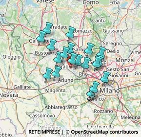 Mappa Via Papa Leone XIII, 20014 Nerviano MI, Italia (10.567)