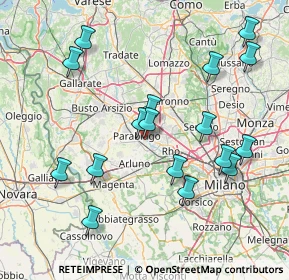Mappa Via Papa Leone XIII, 20014 Nerviano MI, Italia (16.52706)