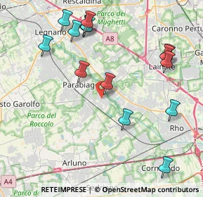 Mappa Via Papa Leone XIII, 20014 Nerviano MI, Italia (4.65857)