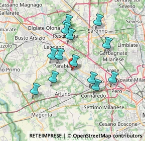 Mappa Via Papa Leone XIII, 20014 Nerviano MI, Italia (6.55769)