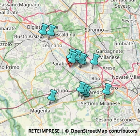 Mappa Via Papa Leone XIII, 20014 Nerviano MI, Italia (5.36923)