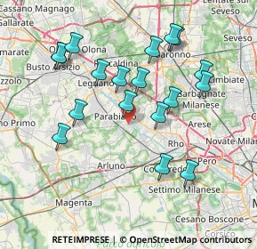 Mappa Via Papa Leone XIII, 20014 Nerviano MI, Italia (7.47778)