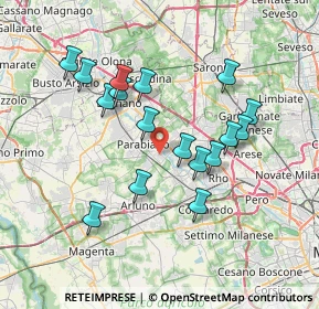 Mappa Via Papa Leone XIII, 20014 Nerviano MI, Italia (6.71765)