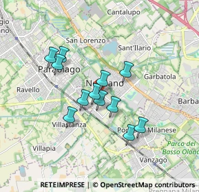 Mappa Via Papa Leone XIII, 20014 Nerviano MI, Italia (1.38083)