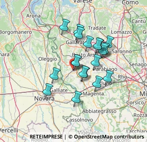 Mappa Via Marsala, 20022 Castano Primo MI, Italia (10.9285)