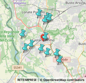 Mappa Via Marsala, 20022 Castano Primo MI, Italia (3.25417)