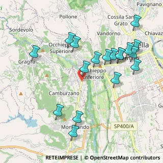 Mappa Via Martiri della Libertà, 13897 Occhieppo Inferiore BI, Italia (2.20167)