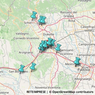 Mappa Contrà Cantarane, 36100 Vicenza VI, Italia (11.8075)