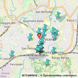 Mappa Contrà Cantarane, 36100 Vicenza VI, Italia (0.794)