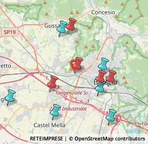 Mappa Via Arimanno, 25127 Brescia BS, Italia (4.03545)