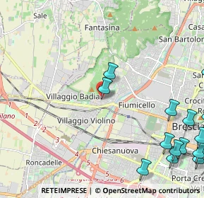 Mappa Via Arimanno, 25127 Brescia BS, Italia (3.22071)