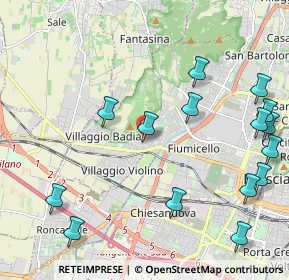 Mappa Via Baldassarre Castiglioni, 25127 Brescia BS, Italia (2.632)