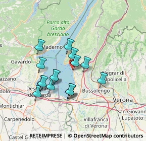 Mappa Borgo Garibaldi, 37011 Bardolino VR, Italia (11.70125)