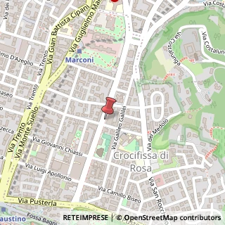 Mappa Via Crocifissa di Rosa, 44, 25128 Brescia, Brescia (Lombardia)
