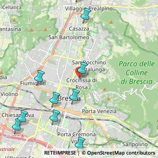Mappa Via Crocifissa di Rosa, 25128 Brescia BS, Italia (3.23692)