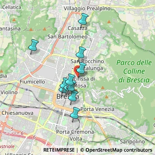 Mappa Via Crocifissa di Rosa, 25128 Brescia BS, Italia (1.47545)
