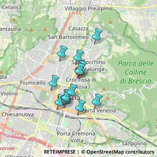 Mappa Via Crocifissa di Rosa, 25128 Brescia BS, Italia (1.41231)