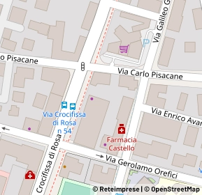 Mappa Via Crocifissa di Rosa, 25121 Brescia BS, Italia (0.03462)