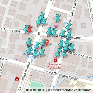 Mappa Via Crocifissa di Rosa, 25128 Brescia BS, Italia (0.05276)