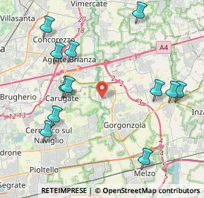 Mappa Via Cesare Pavese, 20060 Pessano Con Bornago MI, Italia (4.7875)