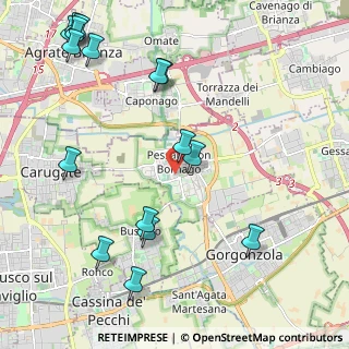 Mappa Via Cesare Pavese, 20060 Pessano Con Bornago MI, Italia (2.71375)